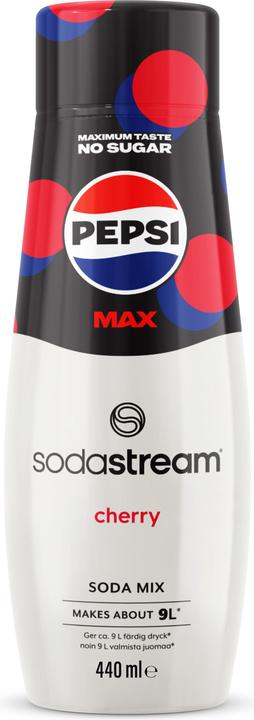 Actual product image SodaStream Soda Stream syrup Pepsi Max Cherry 440 ml