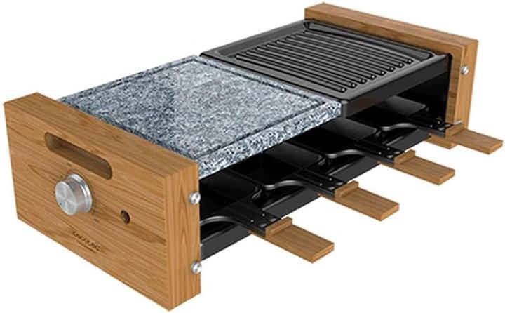 Actual product image Cecotec Raclette Cheese&Grill 8600 Wood Allstone