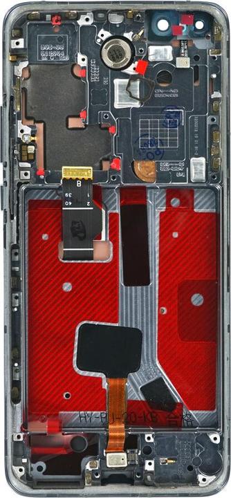 Produktbild OEM Display + Rahmen für Huawei P40 Pro schwarz (Display)