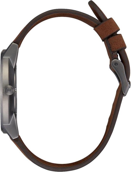 Produktbild Nixon Porter Leather Gunmetal Indigo Brown (Analoguhr, 40 mm)