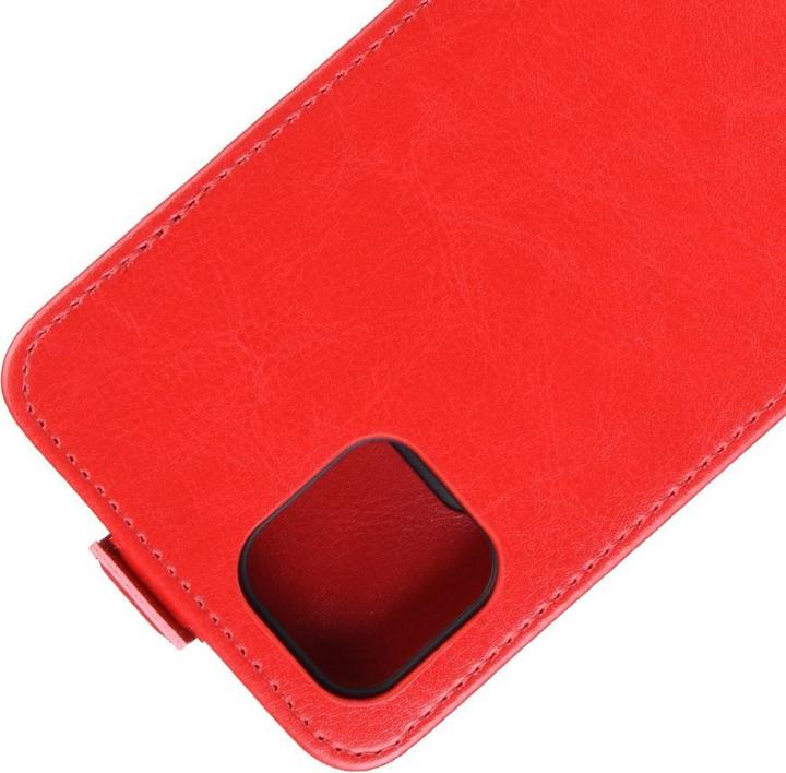 Actual product image Cover-Discount Leather flip case with photo pocket vertical (Apple iPhone 11 Pro Max)