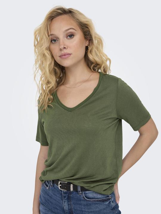 Image du produit Only Coupe normale Top col V (M)
