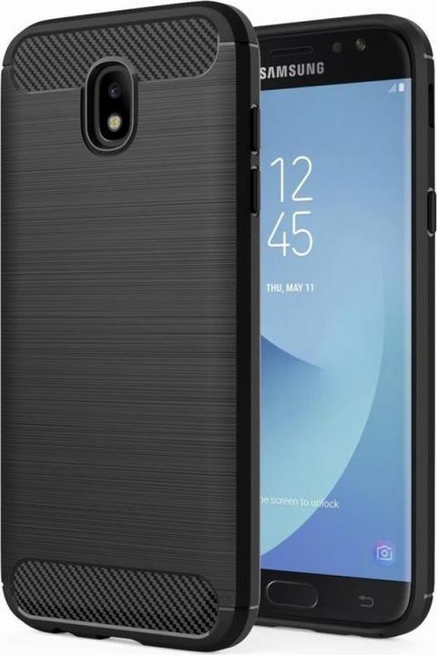 Actual product image Screenguard Samsung Galaxy J5 2017 Cover Carbon Brushed Soft TPU (Samsung Galaxy J5 (2017))