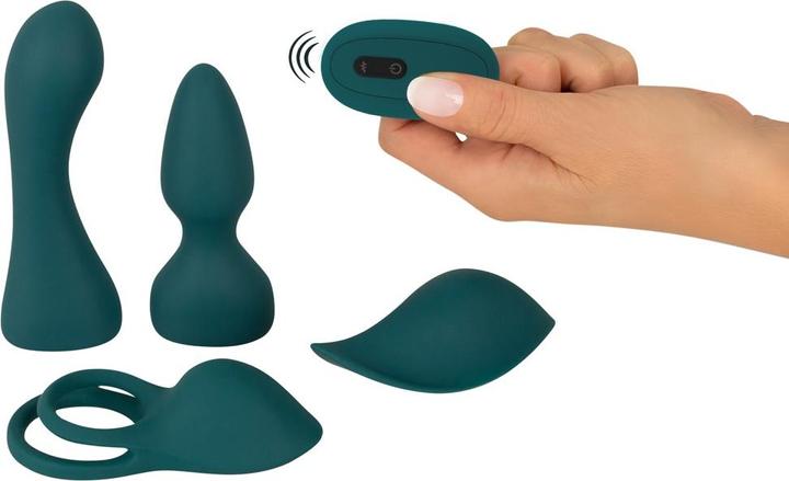 Produktbild Couples Choice RC Mini Vibrator with 4 Attachments