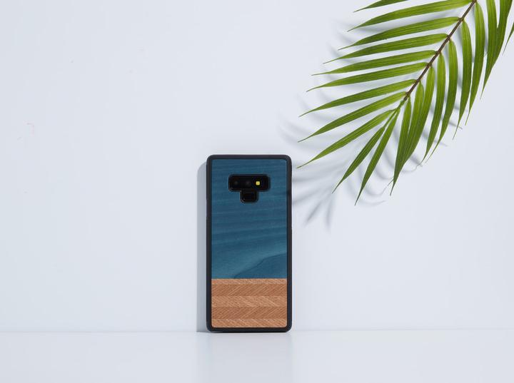 Productafbeelding Man&Wood Telefoonhoesje Galaxy Note 9 denim zwart (Samsung Galaxy Note 9)