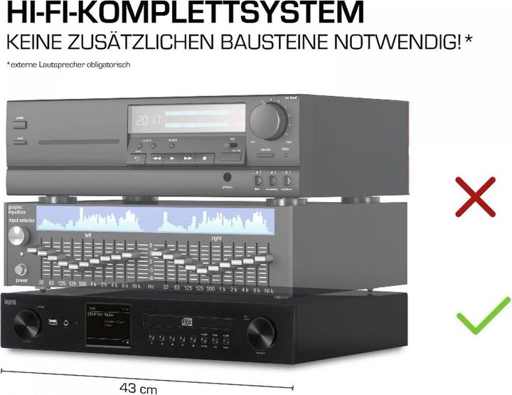 Produktbild Imperial Dabman i550 CD (DAB+, UKW, Bluetooth, WLAN)