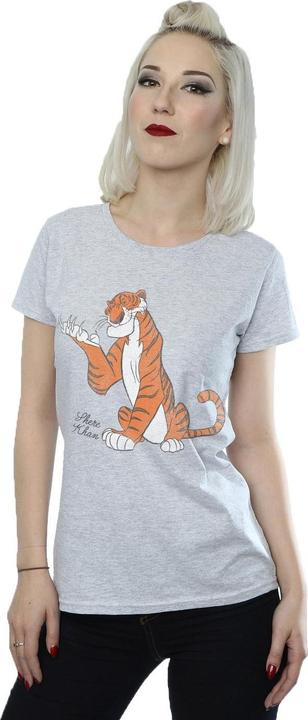 Actual product image Disney Womens/Ladies The Jungle Book Classic Shere Khan Cotton T-Shirt (XXL)