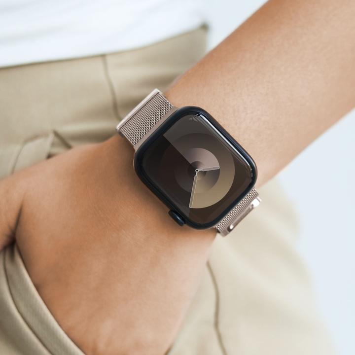 Immagine prodotto Vonmählen Milanesearmband 2 für Apple Watch 40/41/42 mm Champagne (Acciaio inossidabile)
