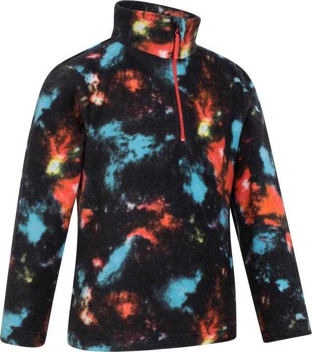Actual product image Mountain Warehouse Childrens/Kids Pursuit Dinosaur Skeleton Half Zip Fleece Top (146, 152)
