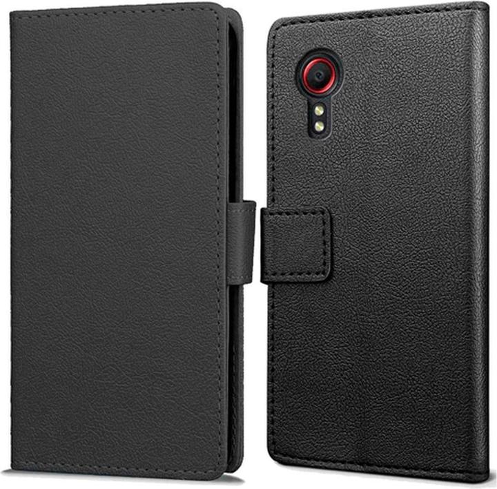 Actual product image Just in Case PU-leather Book Case Black Samsung Galaxy Xcover 5 (Samsung Galaxy Xcover 5)