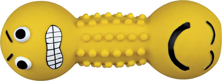 Actual product image Trixie Smiley dumbbell latex with squeaker 19cm (Snack bag dog)