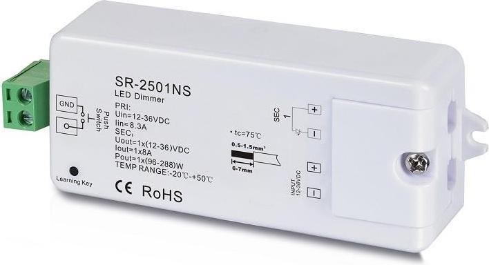 Image du produit Sunricher RECEIVER LED STRIP 12-36V 1X8A SR-2501NS (18 cm)
