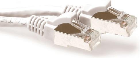 Produktbild White 20 meter LSZH SFTP CAT6A patch cable snagless with RJ45 connectors (S/FTP, CAT6a, 20 m)