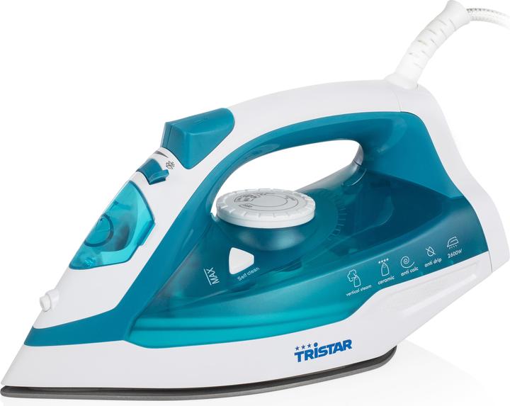 Image du produit Tristar ST-8320 Fer à repasser à vapeur (2600 W, 70 g/min)