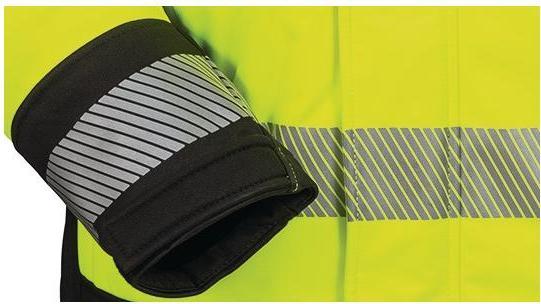 Actual product image Elysee High-visibility softshell jacket Melvin size L yellow/black (L)