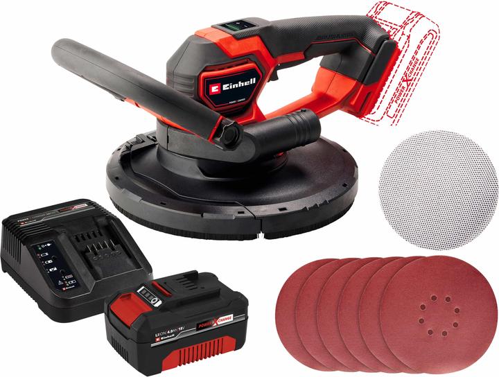 Actual product image Einhell Cordless drywall sander TP-DWS 18/2225 Li BL Kit (1x 4.0 Ah) (Dry grinder)