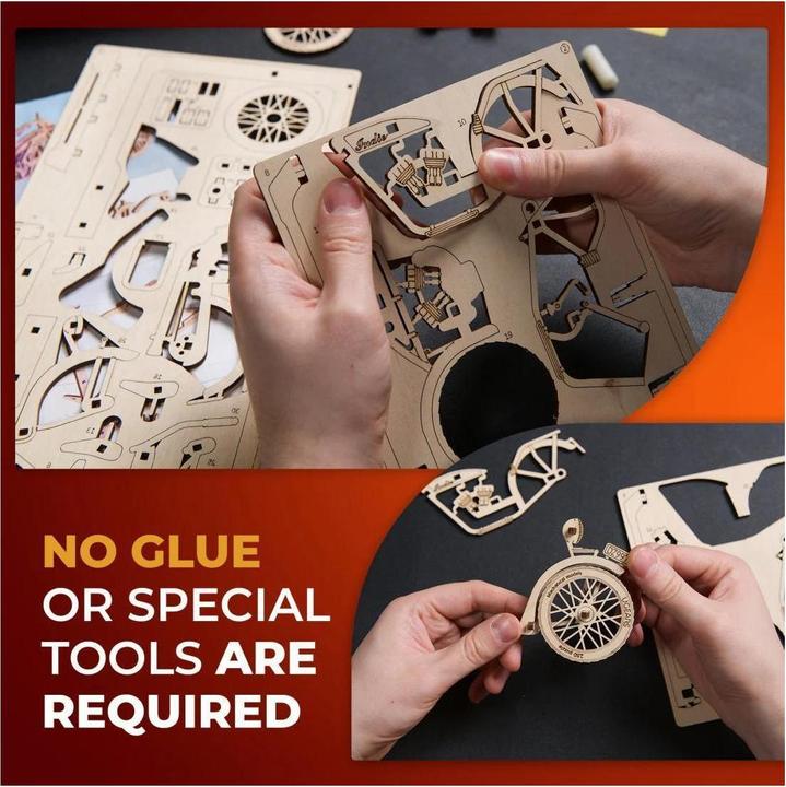 Produktbild Ugears 70194 Indie Moto 2.5D Puzzle - Indie Moto 2.5D Puzzle