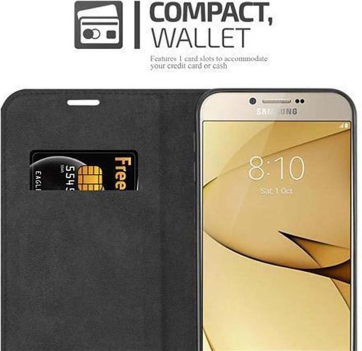 Actual product image Cadorabo Book Invisible Magnet Cover (Samsung Galaxy A8 (2016))