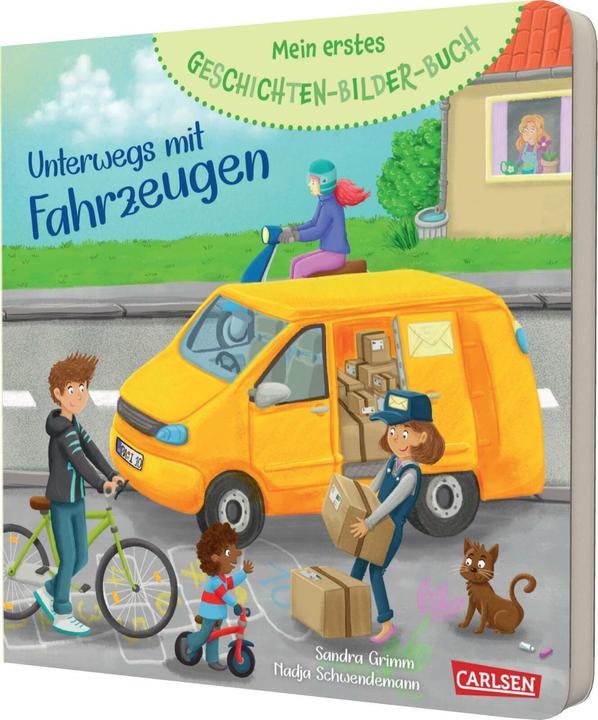 Immagine prodotto Mein erstes Geschichten-Bilder-Buch: Unterwegs mit Fahrzeugen (Tedesco)