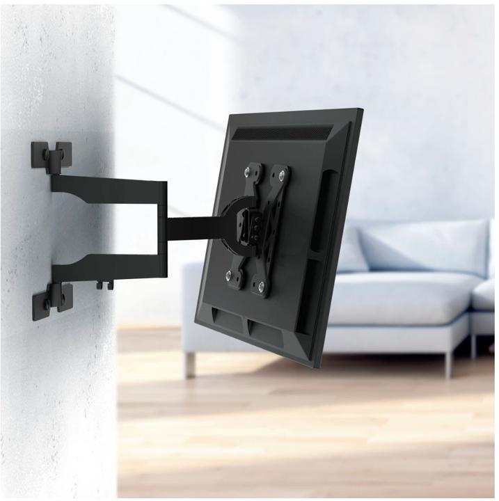 Image du produit Hama Support TV mural, inclinable, pivotant, extra-plat, 122 cm (48") jusqu'à 25 kg (Mur, 48", 25 kg)