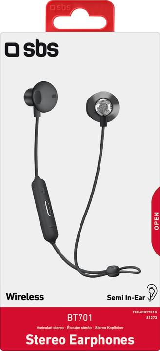 Produktbild SBS Drahtloser Kopfhörer aus Metall BT701 (50 h, Kabellos)