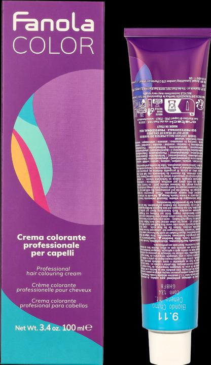 Image du produit Fanola 9.11 Blonde très légère Intense Frêne (9.11 Blonde très légère Intense Frêne)