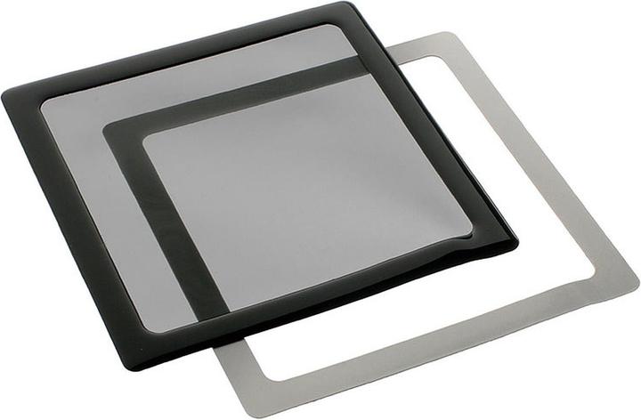 Produktbild DEMCiflex Staubfilter 200mm, quadratisch - schwarz/schwarz