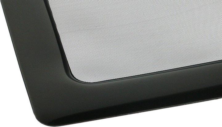 Produktbild DEMCiflex Staubfilter 200mm, quadratisch - schwarz/schwarz