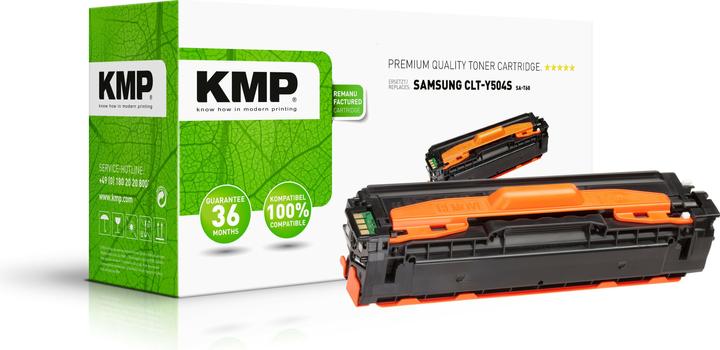 Actual product image KMP Toner replaces CLTY504S/ELS SU502A (Y)