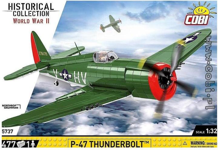 Actual product image Cobi P-47 Thunderbolt / 477 pcs.