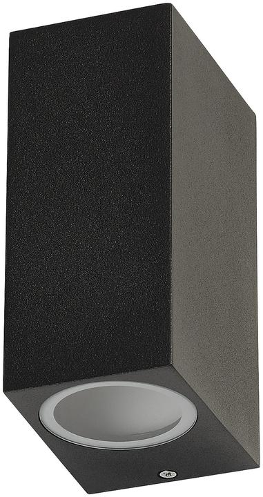 Image du produit Lunartec Applique murale up & down angulaire (GU10, IP44)