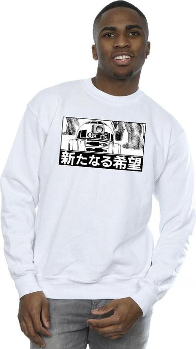 Immagine prodotto Star Wars R2D2 Japanese Felpa Uomo (XXL)