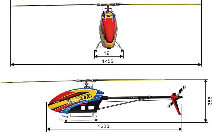 Produktbild Align Helikopter T-Rex 650X Dominator F3C Super Combo, Microbeast