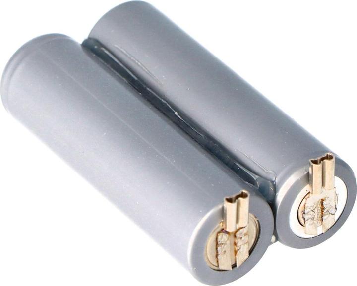 Produktbild AccuCell Akku Moser Ermila Genio Plus Genius Akku 1854-0078 (2 Stk., 2100 mAh)