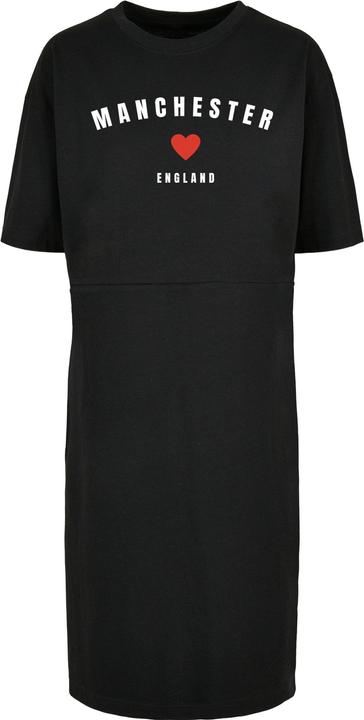 Merchcode Ladies Manchester X Organic Oversized Slit Tee Dress - 117773 (S)