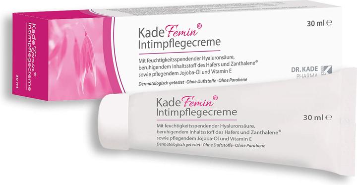 Actual product image Dr. Kade Pharma KadeFemin Intimate Care Cream, 30 ml Cream (30 ml, Intimate cream)