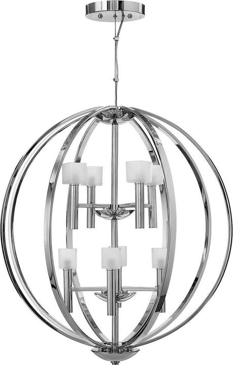 Image du produit Elstead Lighting Mondo LED Lustre G9 8 fois Chrome poli Blanc (71.30 cm)