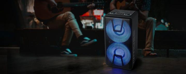 Image du produit Muse M-1805 Enceinte portable DJ Enceinte portable stéréo Noire (Fonctionnement sur secteur)