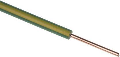 Actual product image Rs Pro Grn/yel rigid switchgear cable,1sq.mm (100 m)