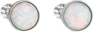Actual product image Evolution Group Silver Earrings With White Synthetic Opal 11001.3 White