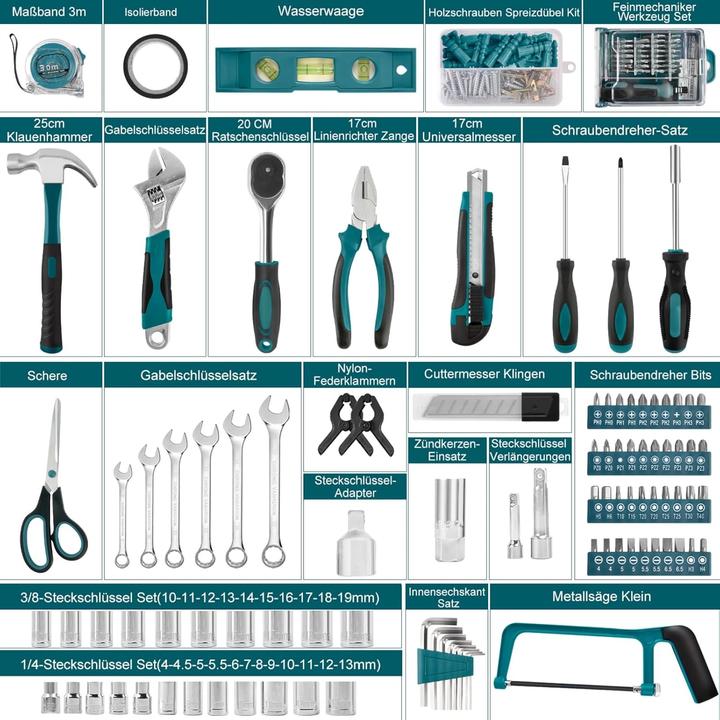 Image du produit Sundpey 257-teilige Werkzeugkoffer (257 pièces)