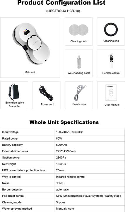 Image du produit Liectroux HCR-10