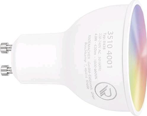 Produktbild Rademacher addZ White + Colour GU10 LED (GU10, 4.80 W, 420 lm, 1 x, F)