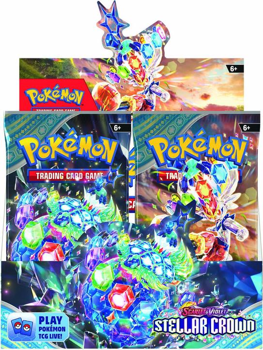 Actual product image Pokémon Stellar Crown (English, Booster Pack)