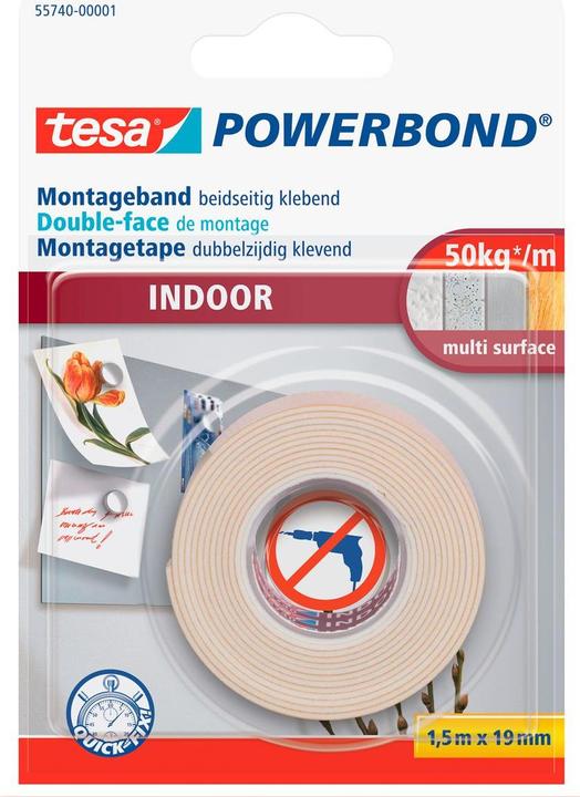 Immagine prodotto tesa Nastro di montaggio Powerbond Indoor (19 mm)