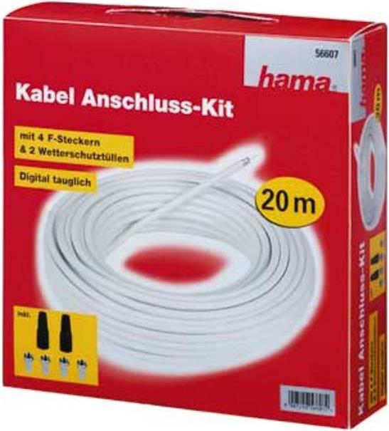 Actual product image Hama SAT connection kit (85 dB, Satellite cable)
