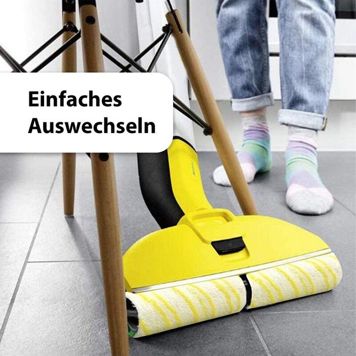 Actual product image Hermex Alternative roller set Kärcher FC3 FC5 FC7 Microfibre rollers 2-pack
