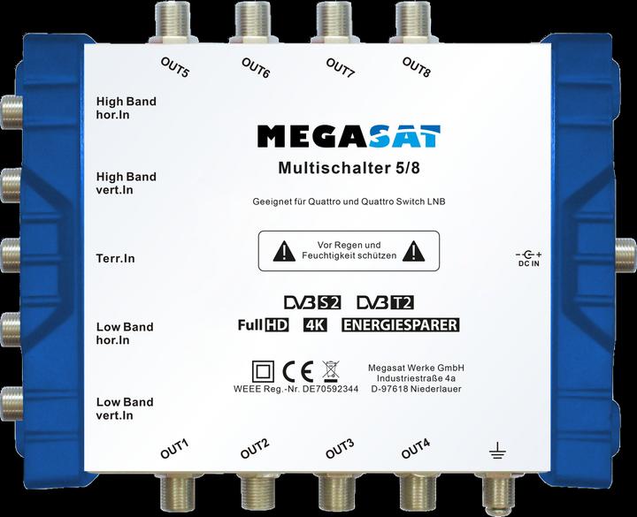 Produktbild Megasat Multiswitch 5/8 (Multischalter)