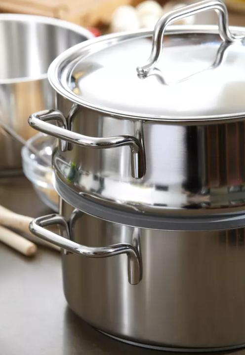Actual product image Demeyere Apollo (20 cm, Pot, Stainless steel)