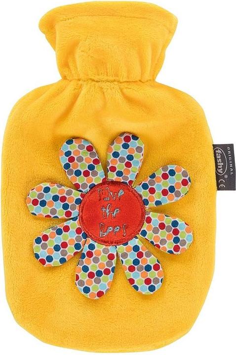 Fashy Kinderwärmflasche Gelb Blume Flauschbezug Thermoplastik (0.80 l)